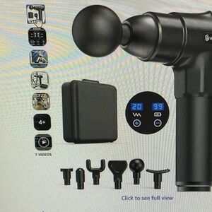 AERLANG Deep Tissue Massager Gun, Muscle Massager with Carrying Case, NWT